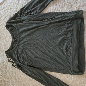 Green lightweight torrid long sleeve